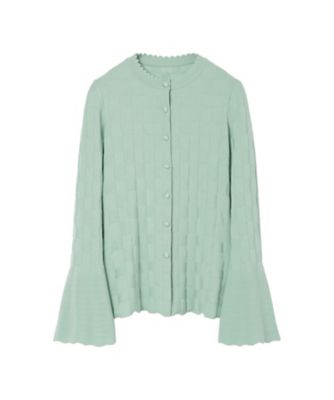 ＜Mame Kurogouchi (Women)＞【送料無料】Ｌｉｎｋｓ　Ｓｔｉｔｃｈ　Ｋｎｉｔｔｅｄ　Ｃａｒｄｉｇａｎ　ＭＭ２５ＦＷーＫＮ０３０