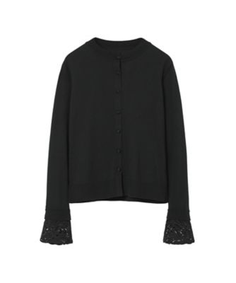 Mame Kurogouchi (Women)/マメ クロゴウチ Ｄｅｔａｃｈａｂｌｅ　Ｅｍｂｒｏｉｄｅｒｙ　Ｃｕｆｆ　Ｋｎｉｔｔｅｄ　Ｃａｒｄｉｇａｎ　ＭＭ２５ＦＷーＫＮ０３６