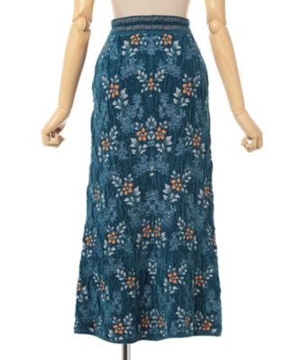 送料無料】Floral Motif Chenille