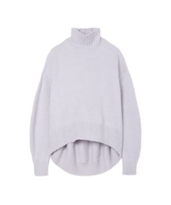 ちこ。 送料無料】Silk Knited High neck Top
