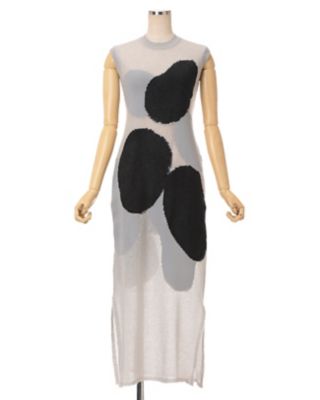 Katachi” Motif Knited Dress