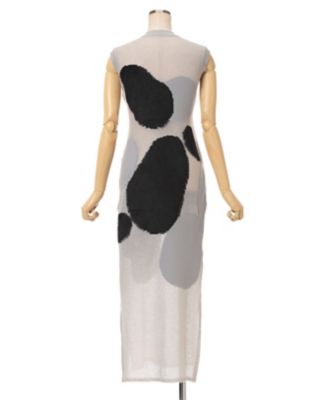 みぃ Katachi” Motif Knited Dress