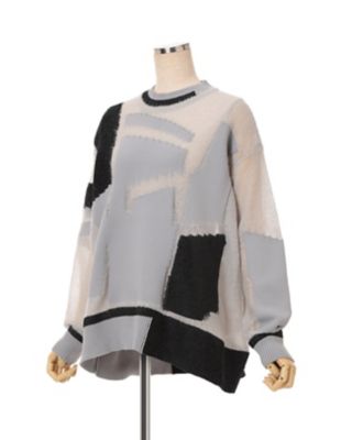 かまちょ Katachi” Motif Knited Top MM25FW