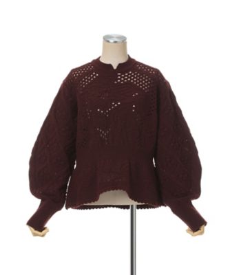 Multi Pattern Low Gauge Knitted