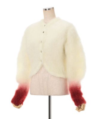 Fur Knitted Cardigan MM25FWーKN099