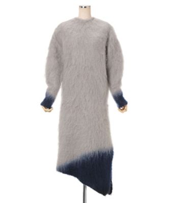 Fur Knitted Dress MM25FWーKN100 | Mame