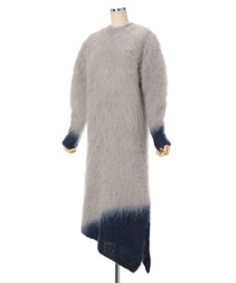 Fur Knitted Dress MM25FWーKN100 | Mame