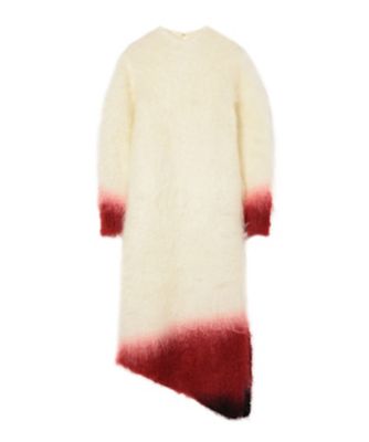 【送料無料】Mame Kurogouchi (Women)/マメ クロゴウチ Fur Knitted Dress MM25FWーKN100 WHITE ワンピース・ドレス【三越伊勢丹/公式】