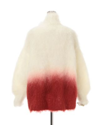 Fur Knitted High Neck Top MM25FW