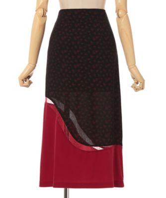 Ｃｕｐｒｏ　Ｔｒｉａｃｅｔａｔｅ混　Ｆｌｏｒａｌ　Ｊａｃｑｕａｒｄ　Ｓｋｉｒｔ　ＭＭ２５ＦＷーＳＫ０２４
