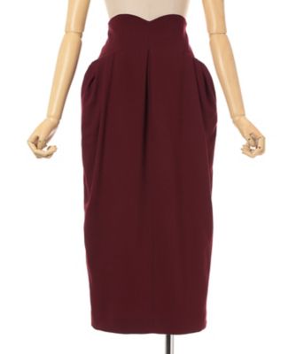 Wool Georgette High Waisted