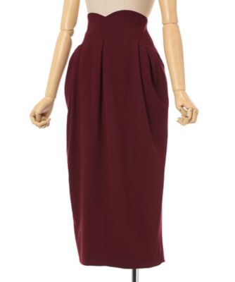 Wool Georgette High Waisted