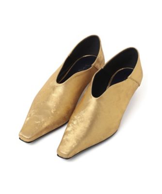 Ｃｕｒｖｅｄ　Ｌｉｎｅ　Ｌｏｗ　Ｈｅｅｌ　Ｍｅｔａｌｌｉｃ　Ｂａｂｏｕｃｈｅ　Ｓｈｏｅｓ　ＭＭ２５ＳＳーＡＣ３０８