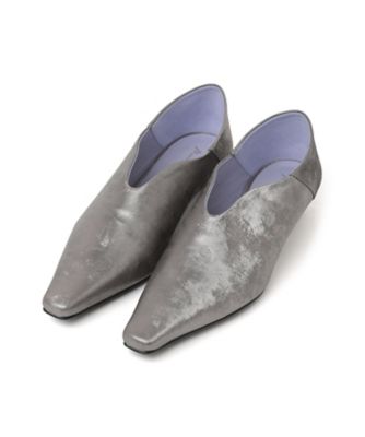 Ｃｕｒｖｅｄ　Ｌｉｎｅ　Ｌｏｗ　Ｈｅｅｌ　Ｍｅｔａｌｌｉｃ　Ｂａｂｏｕｃｈｅ　Ｓｈｏｅｓ　ＭＭ２５ＳＳーＡＣ３０８