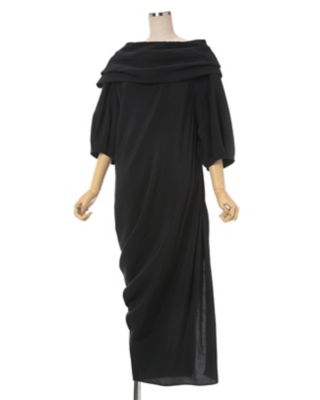 Ｖｏｌｕｍｅ　Ｄｒａｐｅ　Ｗｉｄｅ　Ｃｏｌｌａｒ　Ｄｒｅｓｓ　ＭＭ２５ＳＳ－ＤＲ０４８