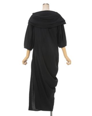 Ｖｏｌｕｍｅ　Ｄｒａｐｅ　Ｗｉｄｅ　Ｃｏｌｌａｒ　Ｄｒｅｓｓ　ＭＭ２５ＳＳ－ＤＲ０４８