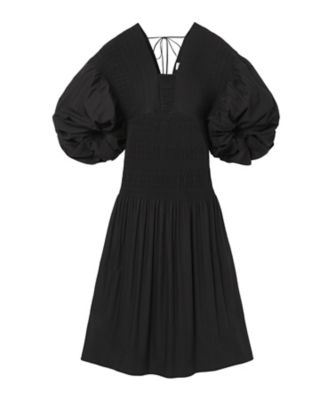 ＜Mame Kurogouchi (Women)＞Ｍｉｃｒｏ　Ｐｌｅａｔｓ　Ｖｏｌｕｍｅ　Ｄｒｅｓｓ　ＭＭ２５ＳＳーＤＲ０７６