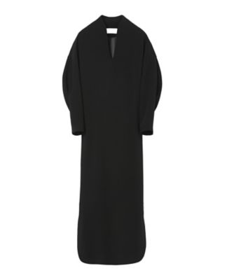 Mame Kurogouchi (Women)/マメ クロゴウチ Ｔｒｉａｃｅｔａｔｅ　Ｐｏｌｙｅｓｔｅｒ　Ｇｅｏｒｇｅｔｔｅ　ＶーＮｅｃｋ　Ｄｒｅｓｓ　ＭＭ２５ＳＳーＤＲ０９７