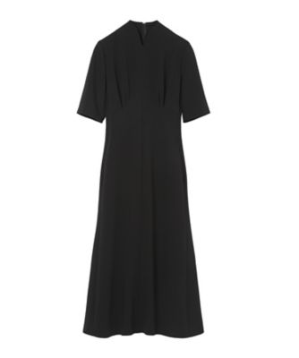 Mame Kurogouchi (Women)/マメ クロゴウチ Ｔｒｉａｃｅｔａｔｅ　Ｐｏｌｙｅｓｔｅｒ　Ｇｅｏｒｇｅｔｔｅ　Ｓｈｏｒｔ　Ｓｌｅｅｖｅ　Ｄｒｅｓｓ　ＭＭ２５ＳＳーＤＲ０９８