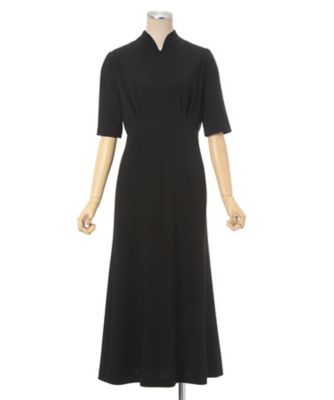 Ｔｒｉａｃｅｔａｔｅ　Ｐｏｌｙｅｓｔｅｒ　Ｇｅｏｒｇｅｔｔｅ　Ｓｈｏｒｔ　Ｓｌｅｅｖｅ　Ｄｒｅｓｓ　ＭＭ２５ＳＳーＤＲ０９８