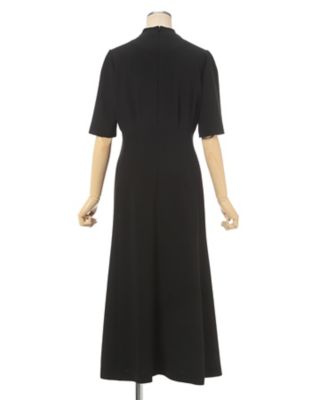 Ｔｒｉａｃｅｔａｔｅ　Ｐｏｌｙｅｓｔｅｒ　Ｇｅｏｒｇｅｔｔｅ　Ｓｈｏｒｔ　Ｓｌｅｅｖｅ　Ｄｒｅｓｓ　ＭＭ２５ＳＳーＤＲ０９８