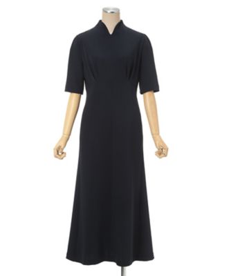 Ｔｒｉａｃｅｔａｔｅ　Ｐｏｌｙｅｓｔｅｒ　Ｇｅｏｒｇｅｔｔｅ　Ｓｈｏｒｔ　Ｓｌｅｅｖｅ　Ｄｒｅｓｓ　ＭＭ２５ＳＳーＤＲ０９８