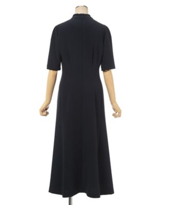 Ｔｒｉａｃｅｔａｔｅ　Ｐｏｌｙｅｓｔｅｒ　Ｇｅｏｒｇｅｔｔｅ　Ｓｈｏｒｔ　Ｓｌｅｅｖｅ　Ｄｒｅｓｓ　ＭＭ２５ＳＳーＤＲ０９８