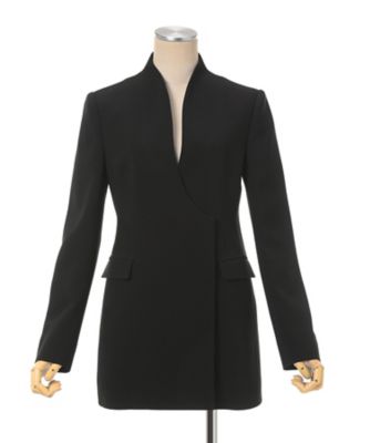 Ａｃｅｔａｔｅ　Ｐｏｌｙｅｓｔｅｒ　Ｃｏｌｌａｒｌｅｓｓ　Ｄｏｕｂｌｅ　Ｂｒｅａｓｔｅｄ　Ｓｕｉｔ　Ｊａｃｋｅｔ　ＭＭ２５ＳＳーＪＫ１０７