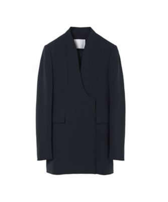 Ａｃｅｔａｔｅ　Ｐｏｌｙｅｓｔｅｒ　Ｃｏｌｌａｒｌｅｓｓ　Ｄｏｕｂｌｅ　Ｂｒｅａｓｔｅｄ　Ｓｕｉｔ　Ｊａｃｋｅｔ　ＭＭ２５ＳＳーＪＫ１０７