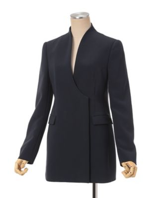 Ａｃｅｔａｔｅ　Ｐｏｌｙｅｓｔｅｒ　Ｃｏｌｌａｒｌｅｓｓ　Ｄｏｕｂｌｅ　Ｂｒｅａｓｔｅｄ　Ｓｕｉｔ　Ｊａｃｋｅｔ　ＭＭ２５ＳＳーＪＫ１０７