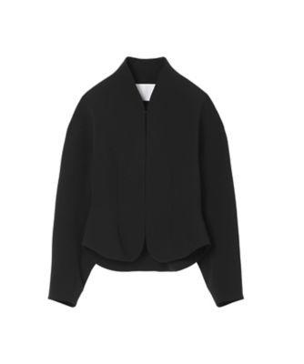 Mame Kurogouchi (Women)/マメ クロゴウチ Ａｃｅｔａｔｅ　Ｐｏｌｙｅｓｔｅｒ　Ｃｏｌｌａｒｌｅｓｓ　Ｓｈｏｒｔ　Ｊａｃｋｅｔ　ＭＭ２５ＳＳーＪＫ１０９