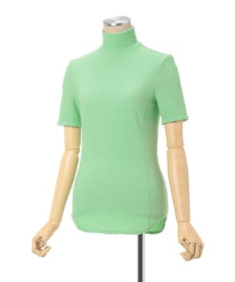 Shirring Jersey Jacquard High