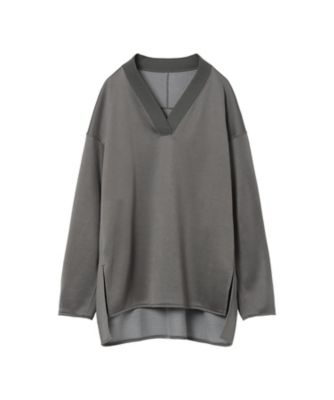 ＜Mame Kurogouchi (Women)＞ＶーＮｅｃｋ　Ｒｅｌａｘｅｄ　Ｓｗｅａｔｓｈｉｒｔ　ＭＭ２５ＳＳーＪＳ０３２