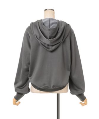 Cropped Relaxed Sweat Hoodie