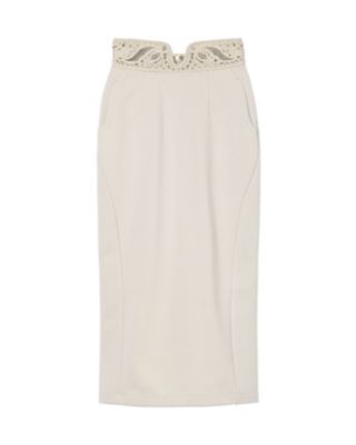 【送料無料】Ｃｏｒｄｉｎｇ　Ｅｍｂｒｏｉｄｅｒｙ　Ｓｗｅａｔ　Ｓｋｉｒｔ　ＭＭ２５ＳＳ－ＪＳ０５３
