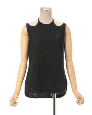 上品コーデはコレで安心！ Eyelet Jacquard Jersey トップス