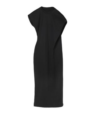 ＜Mame Kurogouchi (Women)＞Ｃｏｔｔｏｎ　Ｊｅｒｓｅｙ　Ａｓｙｍｍｅｔｒｉｃ　Ｄｒｅｓｓ　ＭＭ２５ＳＳーＪＳ０９１