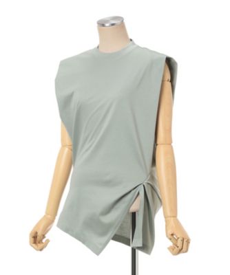 Ｃｏｔｔｏｎ　Ｊｅｒｓｅｙ　Ａｓｙｍｍｅｔｒｉｃ　Ｓｌｅｅｖｅｌｅｓｓ　Ｔｏｐ　ＭＭ２５ＳＳーＪＳ０９２
