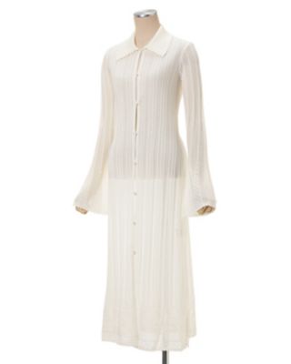 Ｌａｃｅ　Ｓｔｒｉｐｅ　Ｋｎｉｔｔｅｄ　Ｄｒｅｓｓ　ＭＭ２５ＳＳ－ＫＮ０６８