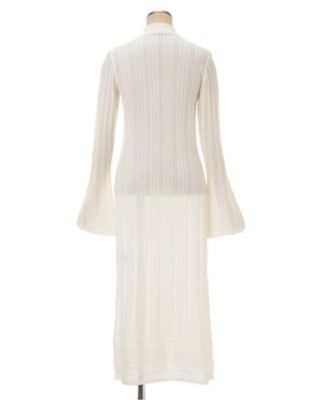 Ｌａｃｅ　Ｓｔｒｉｐｅ　Ｋｎｉｔｔｅｄ　Ｄｒｅｓｓ　ＭＭ２５ＳＳ－ＫＮ０６８