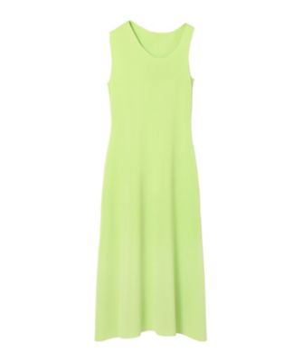 Asymmetric Neck Knitted Dress
