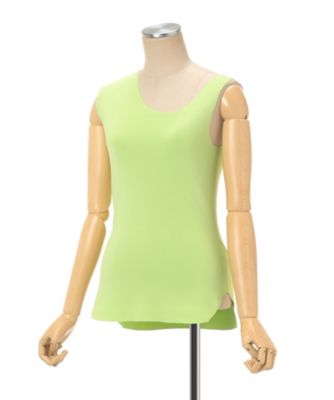 【送料無料】Ａｓｙｍｍｅｔｒｉｃ　Ｎｅｃｋ　Ｋｎｉｔｔｅｄ　Ｓｌｅｅｖｅｌｅｓｓ　Ｔｏｐ　ＭＭ２５ＳＳーＫＮ０９０