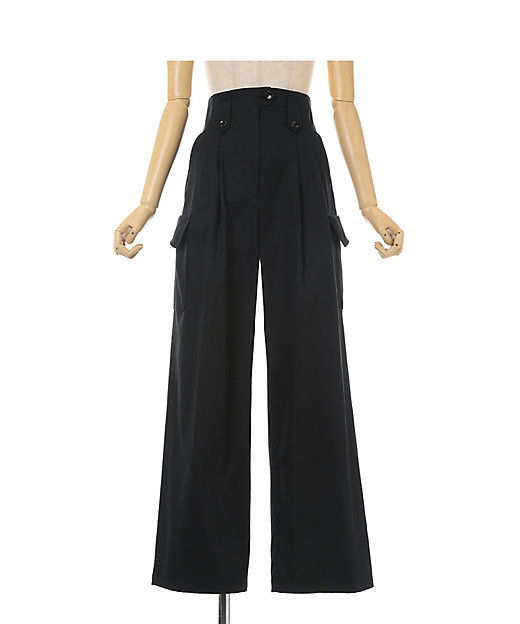 Cotton Twill High Waisted Wide Cotton Twill High Waisted Wide