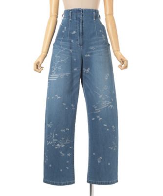 FUMIKA UCHIDA/フミカウチダ】DENIM HIGH-WAIST BUGGY PANTS T
