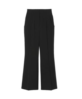 Mame Kurogouchi (Women)/マメ クロゴウチ Ａｃｅｔａｔｅ　Ｐｏｌｙｅｓｔｅｒ　Ｃｏｌｌａｒｌｅｓｓ　Ｃｒｏｐｐｅｄ　Ｓｕｉｔ　Ｔｒｏｕｓｅｒｓ　ＭＭ２５ＳＳーＰＴ１０６