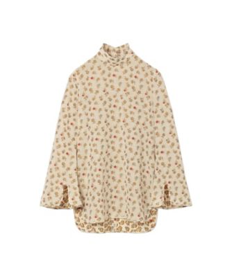 Mame Kurogouchi (Women)/マメ クロゴウチ Ｆｌｏｒａｌ　Ｊａｃｑｕａｒｄ　Ｈｉｇｈｔ　Ｎｅｃｋ　Ｂｌｏｕｓｅ　ＭＭ２５ＳＳーＳＨ０２１