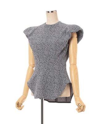 Micro Floral Jacquard Top MM25SS