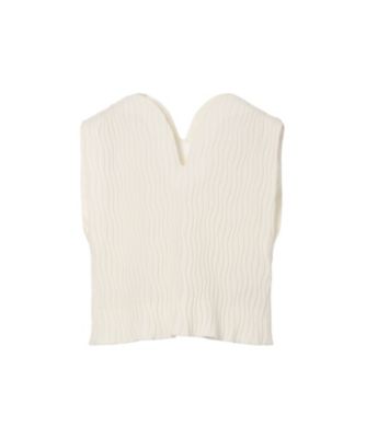 [COSYHARU公式] Wave Pleats Tee 送料・関税込み Wave Pleats Sleeveless Top