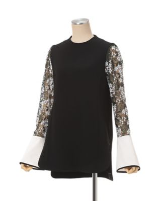 Ｆｌｏｒａｌ　ＬａｃｅーＳｌｅｅｖｅ　Ｃｌａｓｓｉｃ　Ｔｏｐ　ＭＭ２５ＳＳーＳＨ１０３