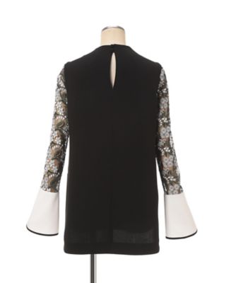 Ｆｌｏｒａｌ　ＬａｃｅーＳｌｅｅｖｅ　Ｃｌａｓｓｉｃ　Ｔｏｐ　ＭＭ２５ＳＳーＳＨ１０３